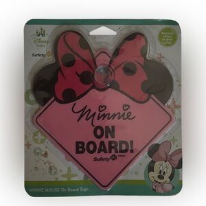 Disney Baby & Safety 1st Disney Baby On Board Sign, Minnie NEW IN PACKAGING